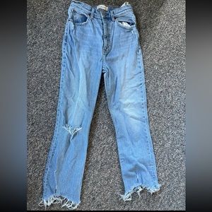 High Waisted Flare Jean Abercrombie and Fitch